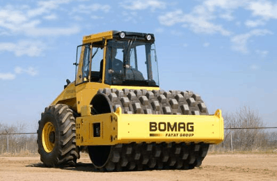 Bomag padfoot compactor